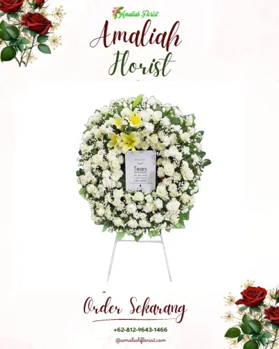 Krans Bunga Duka Cita sajira